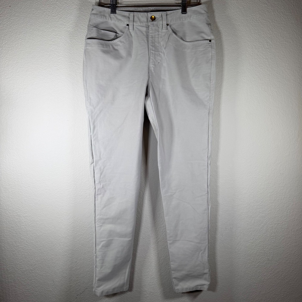 Lululemon ABC Pant Slim Warpstreme Light Gray 5 Pocket Pants LM5AGNS 30x30